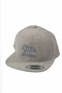 Hovedbilde Caps SIL Gr&aring; Flat Brem Snapback